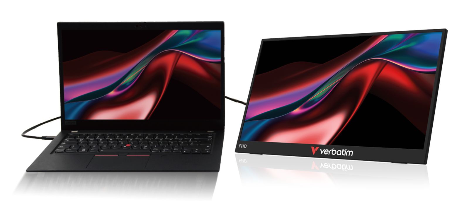 Verbatim PORTABLE 15.6 FHD MONITOR LIGHT