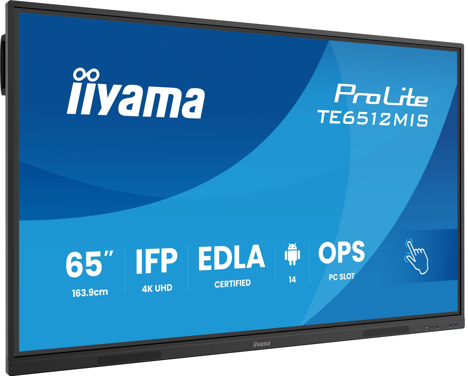 IIYAMA 65 UHD IR 40P Touch AG with Interactive Android os