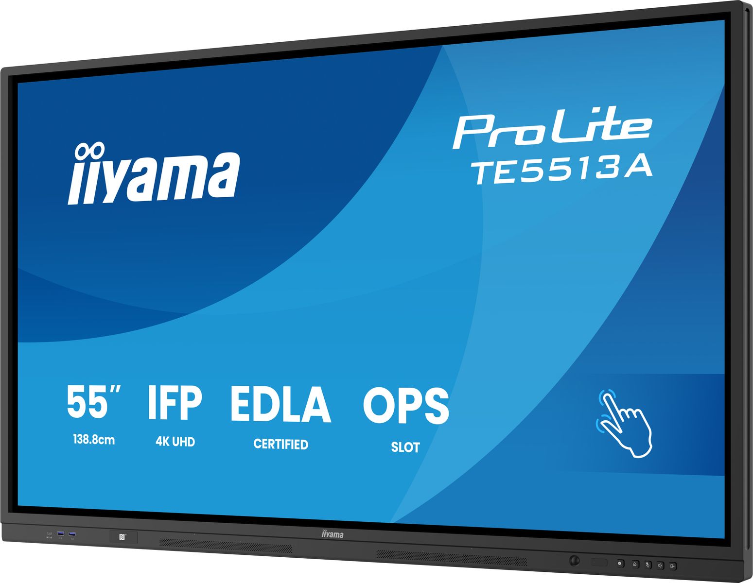 IIYAMA 55 UHD IR 40P Touch AG with Interactive Android OS