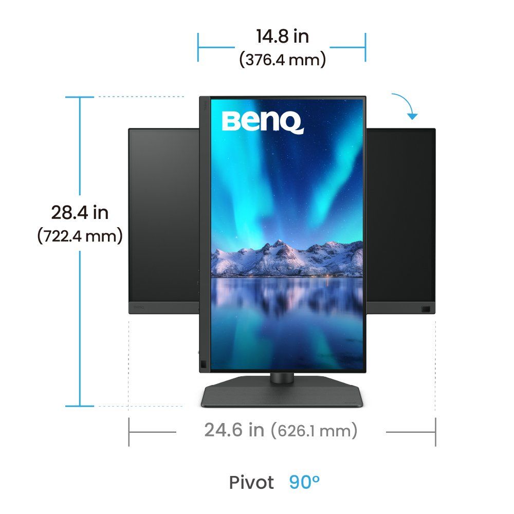 BenQ 24.1 W, 16:10, 2560X1600, IPS, 1000:1