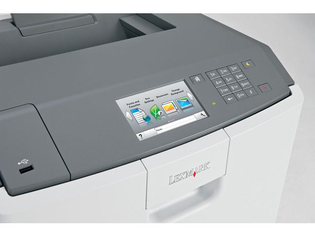 Lexmark C7418de A4-Farblaserdrucker, 33 Seiten pro Minute, 2400 x 600 DPI, Duplex, automatischer Duplex-Modus, Netzwerk, unglaubliche Druckqualität