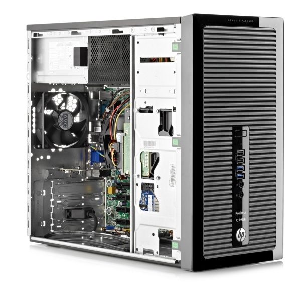 Postazione completa HP ProDesk 405 G2 MT | AMD A8-6410 2.4Ghz | 8Gb Ram | SSD 256Gb | Windows 10 Pro + Monitor 20