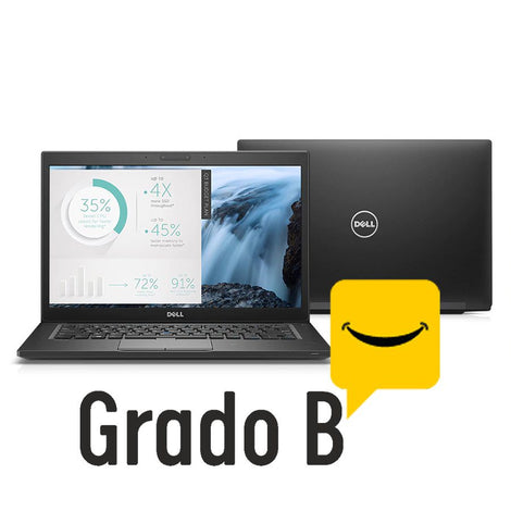 Dell Latitude 7480 Notebook | 14" Inch 2K | Intel Core i5-6300U 2.4Ghz | 8Gb Ram | 128Gb SSD | WiFi and Bluetooth | WebCam | Windows 10 Pro | Grade B Italian Keyboard