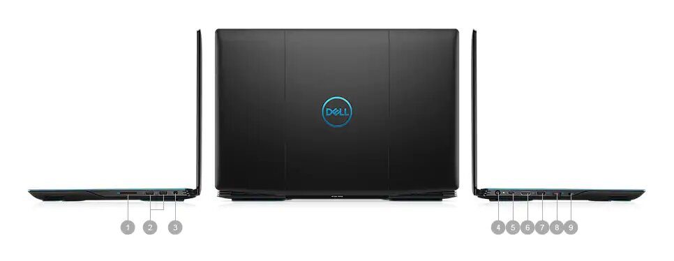 DELL G3 3590 15" Gaming-Notebook | Intel Core i7-9750H 6Core 12Threads 2,6Ghz | SSD 480GB | Ram 16GB | Nvidia GTX 1660Ti 6GB | Windows 10 Pro