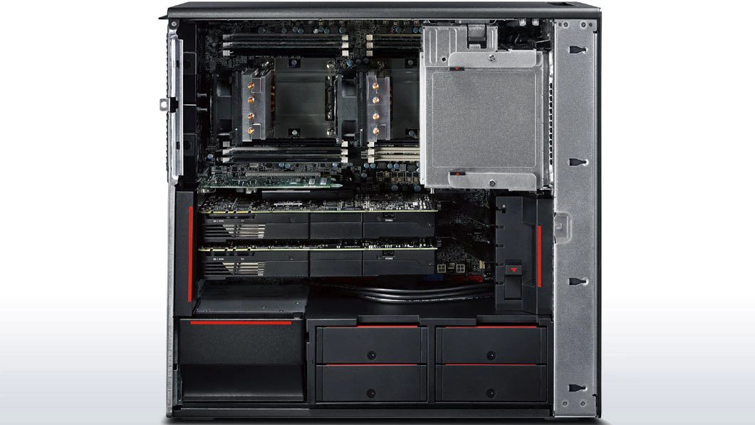 Lenovo ThinkStation P700 Workstation Tower | 2x Intel Xeon E5-2609 v3 1.9Ghz | 32Gb Ram | SSD 480Gb + 1Tb Sata | Nvidia Quadro K2200 4Gb | Windows 10 Pro