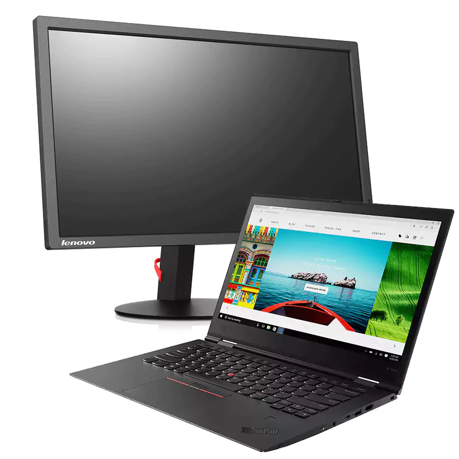 Lenovo ThinkPad X1 Yoga 2 3Gen + Lenovo ThinkVision T2424P