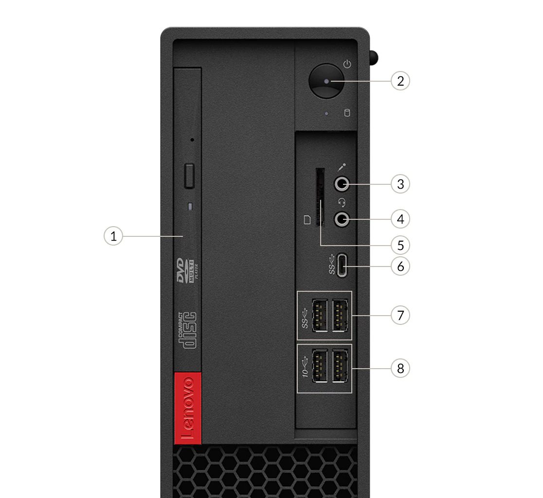 Lenovo ThinkStation P330 SFF | Intel Core i5-8600 3,1 GHz | 16 GB RAM DDR4 | 256 GB NVME SSD | DVD-RW | Windows 11 Pro Die kompakte und leistungsstarke Workstation