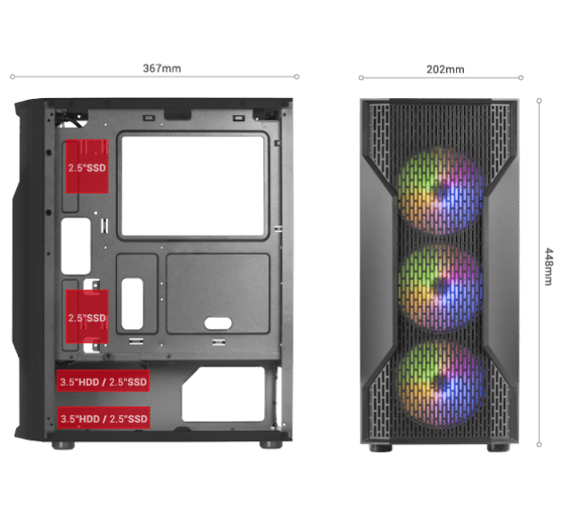 PC da Gaming i7 + AMD RX560