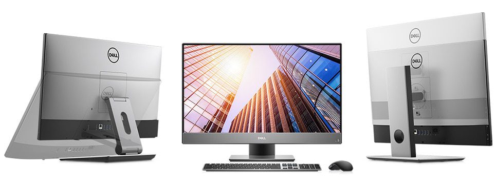 Dell OptiPlex 7760 All-in-One | FHD 27-Zoll-Touchscreen | Intel Core i7-8700 3,2 GHz | 16 GB RAM | 480 GB SSD | Nvidia GTX-1050 4 GB | einziehbare WLAN-Webcam | Windows 10 | NEUES Produkt