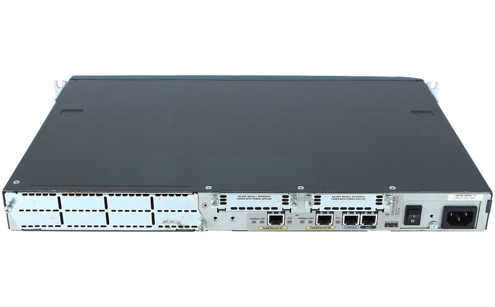 CISCO – CISCO2611XM – Dualer 10/100-Ethernet-Router mit Cisco IOS IP, 32F/128D